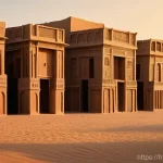 리야드의 역사적 유적지 탐방 - **Prompt for Diriyah (At-Turaif):**
    "A majestic, historical scene of Diriyah's At-Turaif distric...