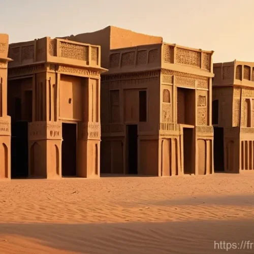 리야드의 역사적 유적지 탐방 - **Prompt for Diriyah (At-Turaif):**
    "A majestic, historical scene of Diriyah's At-Turaif distric...