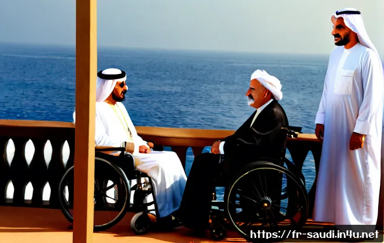 사우디아라비아 역사상 주요 외교 사건 - Photorealistic historical reenactment of a landmark 1945 Saudi-American diplomatic meeting on the de...